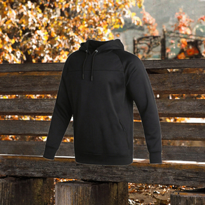 Sudadera con Capucha Negra para Hombre, Estilo Casual y Urbano - Product Image 3