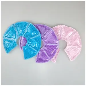 Non Toxic Freezable Reusable OEM Breast Ice Pack Gel Beads Pack Ice Pad For Breast