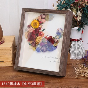 Support de table A4 A3 blanc 3d creux profond Art cadre <span class=keywords><strong>photo</strong></span> boîte fleurs séchées feuilles spécimen bois MDF ombre <span class=keywords><strong>photo</strong></span> - Product Image 5