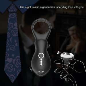 Lootee LS0008 <span class=keywords><strong>Plug</strong></span> Anale Nero con Blocco Ritardato e Risonanza per Uomo, con Telecomando, Vibratore per Coppie, Prodotto <span class=keywords><strong>in</strong></span> GUA - Product Image 4