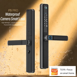 SMARTS อุปกรณ์กลางแจ้งระบบวิดีโออินเตอร์คอมแบบเลื่อนล็อคด้วยลายนิ้วมือกันน้ำ - Product Image 2