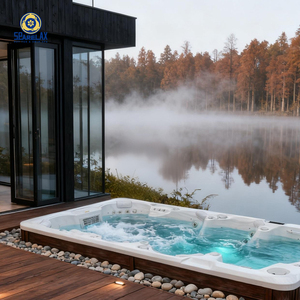 Jacuzzi Exterior para 9 Personas, Bañera de Hidromasaje para Fiestas, Jacuzzi Exterior - Product Image 1