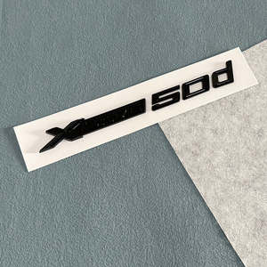 Emblema de letra ABS negro brillante para <span class=keywords><strong>5</strong></span> Series E39/E60/E61/F10/F11/G30 Etiqueta engomada del logotipo del maletero del coche - Product Image 5