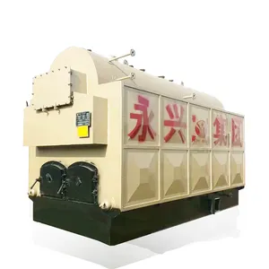 Industrial Steam Boiler Coal Wood China Water Horizontal Provided Wood Burning Steam Engine Electric Generator Yongxing 194 85%