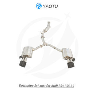 YT SS304 Sistema de <span class=keywords><strong>escape</strong></span> para automóvil Tubo de <span class=keywords><strong>escape</strong></span> Mufla Catback Tubos de <span class=keywords><strong>escape</strong></span> para <span class=keywords><strong>Audi</strong></span> RS4/<span class=keywords><strong>RS5</strong></span> B9 - Product Image 5