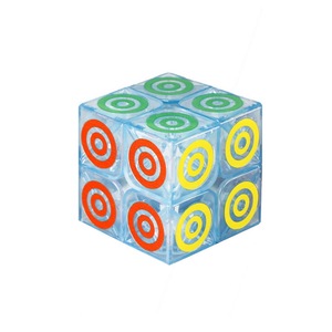 Cubo Magico 2x2x2 con Design LOVE, Puzzle Trasparente in Plastica Liscia - Product Image 3