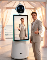 Romans Eddie Robot Roamer, borne photo robotisée à écran tactile de 32 pouces, station en libre-service pour location lors de mariages, fêtes et célébrations