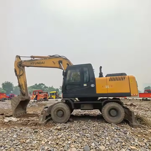 Hot Sale Hyundai Original Used Wheel Excavator Hyundai R210W-9 R210W-7 Secondhand Hyundai 210W-9 150W-9 Rotex <b>Tire</b> Excavator - Product Image 1