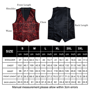 Nouvel ensemble <span class=keywords><strong>gilet</strong></span> et cravate en polyester à motif cachemire pour <span class=keywords><strong>homme</strong></span>, <span class=keywords><strong>costume</strong></span> de cérémonie, <span class=keywords><strong>gilet</strong></span> sans manches rouge <span class=keywords><strong>bordeaux</strong></span>, veste décontractée - Product Image 6