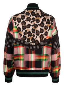 Tùy Chỉnh Chắp Vá Chuyến Bay Phi Công Coach Tiger Leopard In Pilot Ngoài Trời Dày Cách Điện Tiện Ích Máy Bay Ném Bom Áo Khoác Áo Khoác - Product Image 2