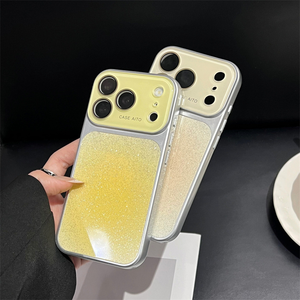 เคสโทรศัพท์แบบผสมกลิตเตอร์สำหรับ iPhone 18ProMax 17 16 15 14 13 Air Plus Pro Max ป้องกันการกระแทกแบบเต็มตัว - Product Image 2