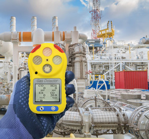 เครื่องตรวจจับก๊าซแบบพกพา ATEX 4 in 1 ตรวจจับ CO O2 H2S LEL CH4 ก๊าซหลายชนิด - Product Image 6