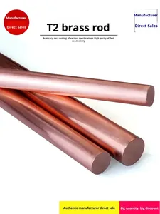 T2 đồng đỏ thanh đồng nguyên chất với rắn không cắt khuôn xả 3-200mm miễn phí vận chuyển thanh nhựa - Product Image 6