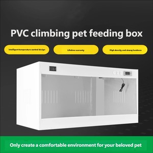 Boîte d'élevage et d'incubation en PVC blanc <span class=keywords><strong>pour</strong></span> <span class=keywords><strong>animaux</strong></span> de compagnie (lion crinié, lézard, hérisson, tortue) avec contrôle intelligent de la température – Modèle moderne - Product Image 2