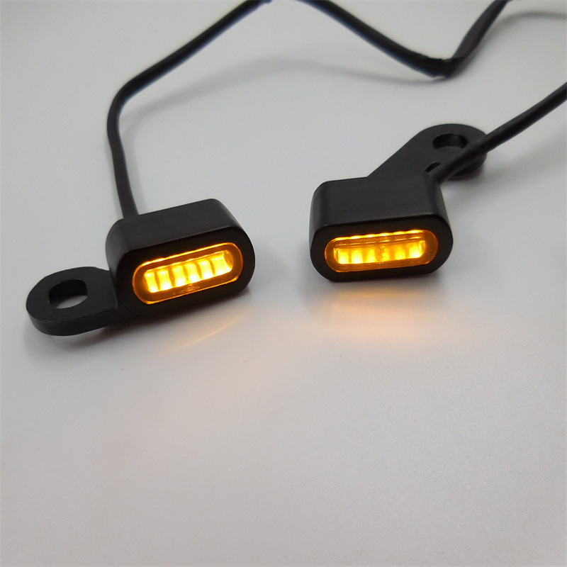 Carcasa Negra + Lente Amarilla + LED + 3 Cables (Unidad Individual)