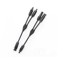 Connecteur solaire en Y à 2 voies, cuivre étamé, 1500A/1500V, contact PPO/PPE, fournisseur chinois
