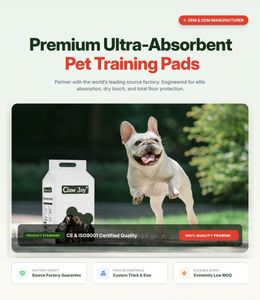 Tapis d'apprentissage pour chiots de qualité supérieure, super absorbants et anti-fuites, avec icônes personnalisées, OEM - Product Image 5