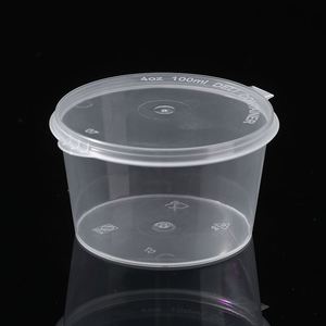 Contenedor Desechable Transparente de PP Ecológico, Apto para Microondas, Mini Taza de Salsa de Plástico, Logotipo Personalizado, Moderno, OEM, para Bar de Snacks - Product Image 2