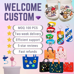 จี้รองเท้าน่ารักตลกๆ แบบ 2 มิติ ทำจาก PVC ชุดจี้ข้อความสร้างแรงบันดาลใจ ความรัก สำหรับเด็ก วัยรุ่น ผู้ใหญ่ อุปกรณ์ตกแต่งรองเท้าแบบสวม ขายส่ง เป็นของขวัญ - Product Image 4