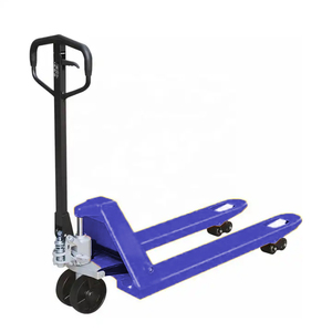 Chariot à palettes hydraulique manuel, capacité 5 tonnes, longueur de fourche 1220 mm, roues en nylon, utilisation en intérieur - Product Image 3