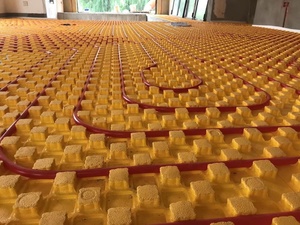 Tapis chauffant au sol, panneau de chauffage par le sol modulaire, panneau modulaire EPS pour chauffage au sol - Product Image 3