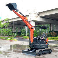 Mini-excavatrice diesel Landward, livraison gratuite, 2 tonnes, 3,5 tonnes, micro-excavatrice hydraulique sur chenilles pour la construction agricole, vente en gros
