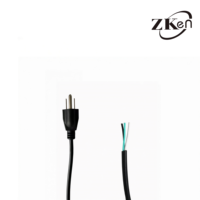 Câble d'alimentation CA US 3 broches NEMA 5-15P vers IEC C13, certifié UL ETL, câble PVC pour moniteur PC et appareils électroménagers, longueur personnalisée