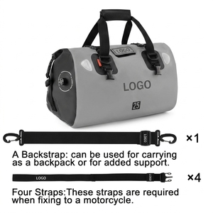 Sac de voyage étanche léger et portable de 60 L, sac de sport en PVC étanche à l'air, équipement de voyage pour moto, kayak, rafting, ski, randonnée, camping - Product Image 3