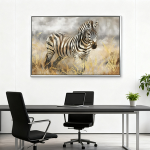 Bán buôn ngựa vằn sơn dầu trên vải nghệ thuật trang trí tường nghệ thuật cho phòng khách in trang trí nhà in <span class=keywords><strong>giclee</strong></span> in ấn - Product Image 4