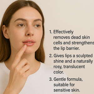 PHA 5% Exfolierendes Lippen-Serum Sanfte Exfoliation Reduziert Lippenfalten Verleiht Lippen Glanz und Weichheit Langanhaltende Hydratation - Product Image 6