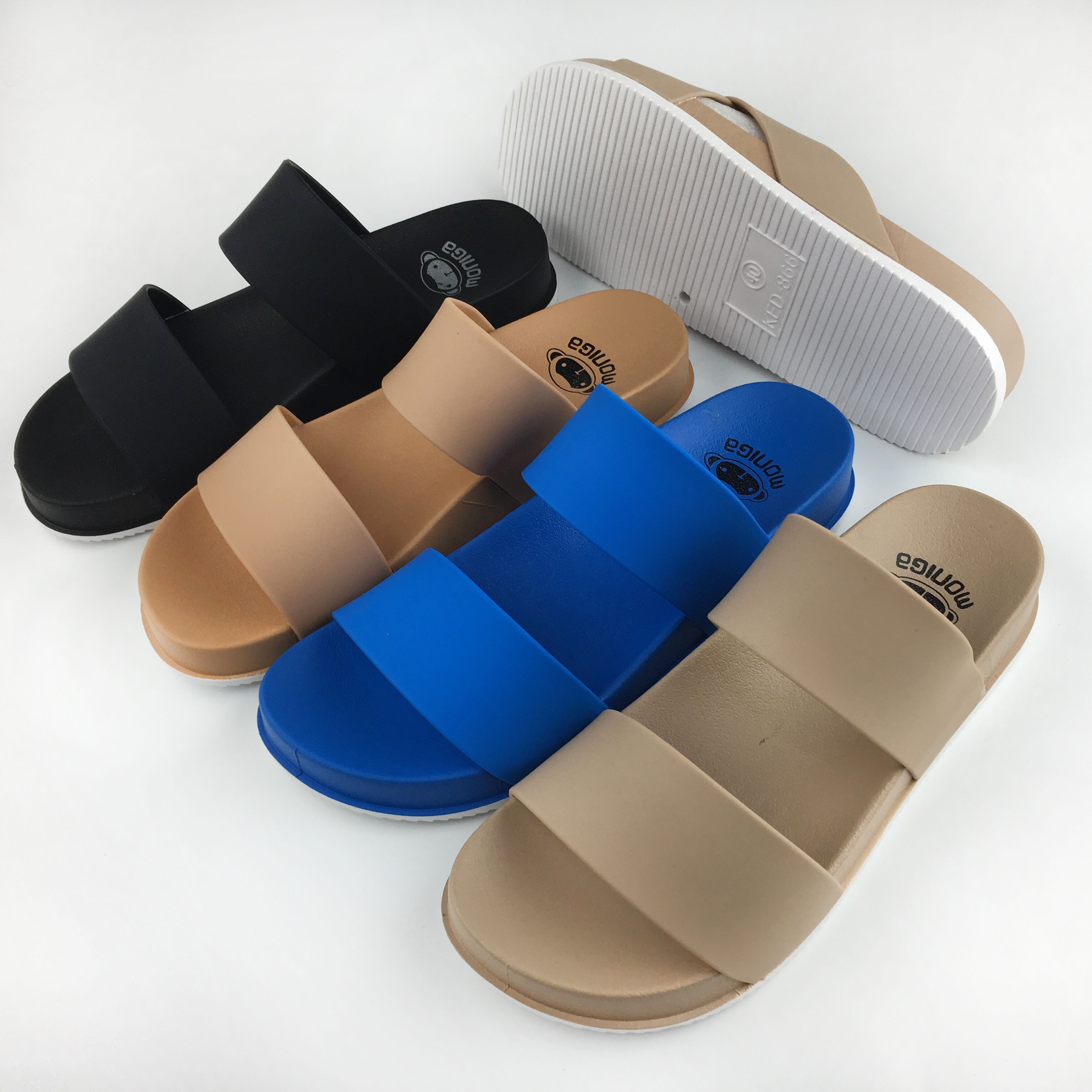 Модные индивидуальные дизайнерские женские сандалии с перекрестными ремешками, однотонные летние Тапочки