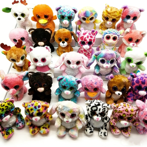 Juguetes de Peluche Personalizados con Ojos Brillantes, Animales de Peluche de Estilo Adorable, Set Coleccionable Colorido para Niños - Product Image 3