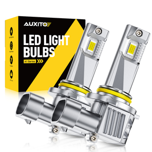 Ampoules de phares LED pour voiture AUXITO A1 9006 12V 20W 2500LM 6500K Blanc, remplacement des ampoules halogènes HID d'origine - Product Image 1