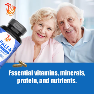 Complément alimentaire de luzerne OEM/ODM Well Body en capsules, vitamines et minéraux pour la santé digestive et le soutien immunitaire des adultes, marque privée - Product Image 5