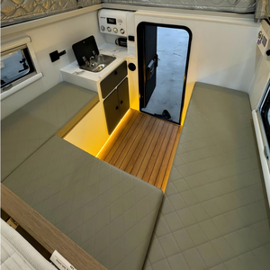 Canyossoar 2025 Remolque de Acero Inoxidable Moderno para Camioneta, RV con <span class=keywords><strong>Techo</strong></span> <span class=keywords><strong>Elevable</strong></span> Eléctrico, Caravana Todoterreno 4x4 con Capacidad para 8 Personas - Product Image 4