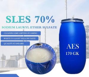 Texapon 70% N70 sodio lauril éter sulfato AES SLES para champú surfactante CAS 68585-34-2 - Product Image 3