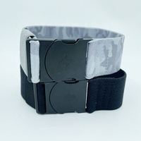 Ceinture en sangle élastique Ceinture à boucle non métallique pour voyage avec longueur personnalisée et logo