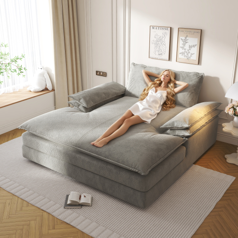 Gris + Chenille + 2 places