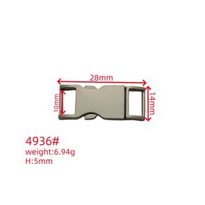 شعار مخصص مشبك قابل للتعديل الإصدار مشبك دائم من سبائك الزنك سريع للحقائب - Product Image 6