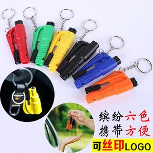 Mini Car Safety Hammer Keychain Window Breaker Emergency Tool for Vehicle Rescue Black - Product Image 2