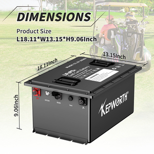 2025 nouveauté Kepworth 36v 48v 100ah lifepo4 lithium ion <span class=keywords><strong>golt</strong></span> chariot batterie avec forte 200A BMS batterie de chariot de golf à cycle profond - Product Image 6