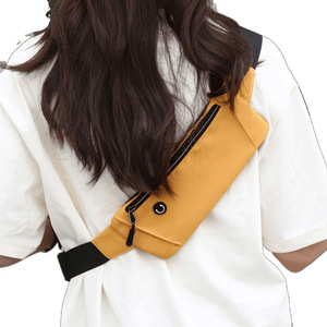 Sac de taille multifonctionnel pour le sport, fermeture éclair étanche, pour la course à pied, le fitness, le marathon, pour hommes et femmes, matériau souple - Product Image 5