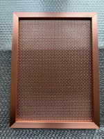 Grillage décoratif en aluminium personnalisé, étanche, pour inserts de meubles de cuisine et de villa