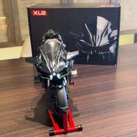 2024-10-XLG Modelo de Motocicleta Kawasaki H2R a Escala 1:6, Juguete de Simulación en Aleación
