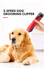 Kit de tondeuses à poils pour chiens A5 à 2 vitesses, tondeuses à poils pour animaux de compagnie sans fil professionnelles avec lames détachables 7F 10 #   30 #   Lames - Product Image 5