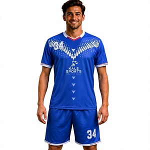Uniformes de Fútbol Personalizados al por Mayor, Uniformes de Fútbol para Hombre de Manga Corta, Transpirables y de Secado Rápido - Product Image 1