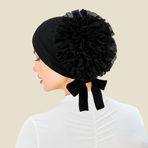 Zifeng OEM Foulard musulman, Turban <span class=keywords><strong>chimio</strong></span>, Bonnet turban <span class=keywords><strong>pour</strong></span> <span class=keywords><strong>femme</strong></span>, <span class=keywords><strong>Chapeau</strong></span> à pompon - Product Image 5