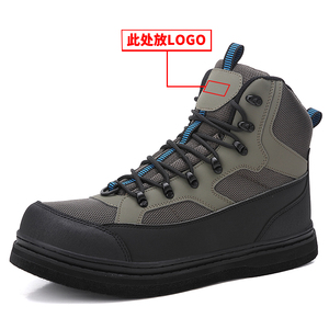 Bottes de pêche pour hommes avec semelle en feutre, bottes de pêche à la mouche, forte adhérence, œillets antirouille - Product Image 5
