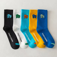 Chaussettes de sport en tricot antibactériennes Bioserica Era pour hommes, chaussettes de qualité supérieure, broderie personnalisée, chaussettes mi-hautes
