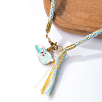 Kit de bracelet à breloques unisexe tendance à faire soi-même avec breloque planète inspirée de la technologie et outils de tressage pour cadeau